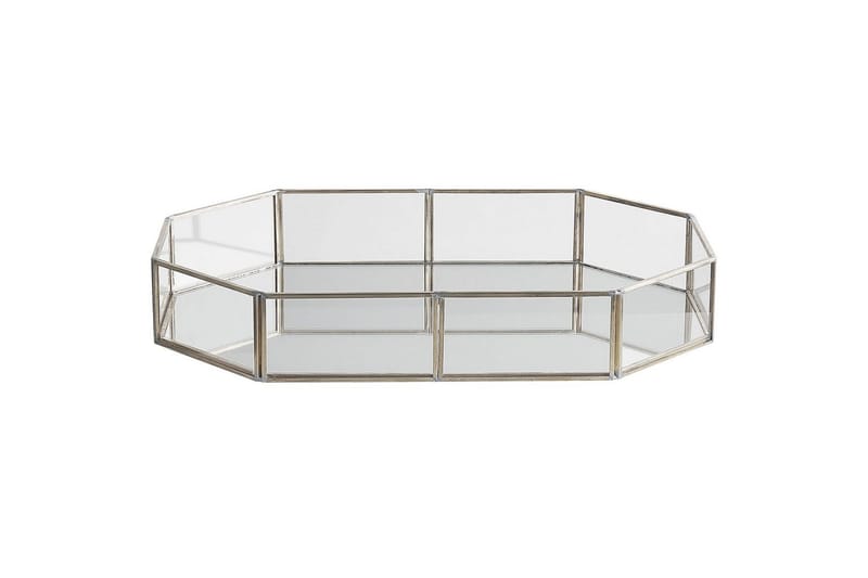 Bricka Chabris Silver/Transparent - Silver/Transparent - Hushåll - Servering & Dukning - Annat för Dukning & Servering - Uppläggning & serveringstillbehör