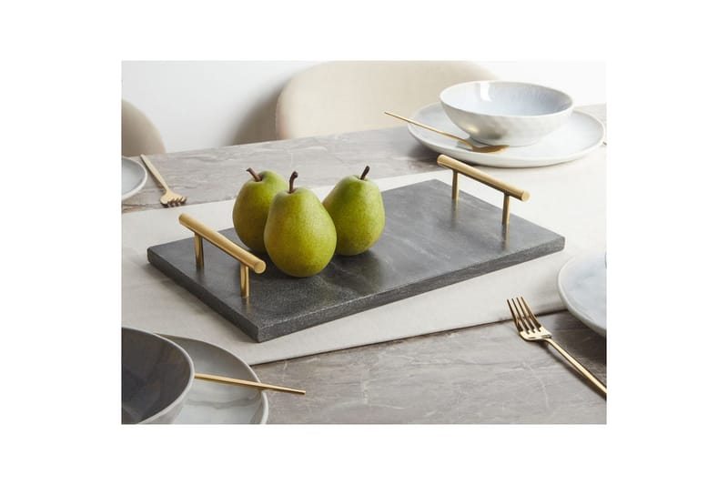 Bricka Dimari Svart/guld - Svart/guld - Hushåll - Servering & Dukning - Annat för Dukning & Servering - Uppläggning & serveringstillbehör