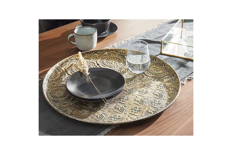 Bricka Kitnos Guld - Guld - Hushåll - Servering & Dukning - Annat för Dukning & Servering - Uppläggning & serveringstillbehör