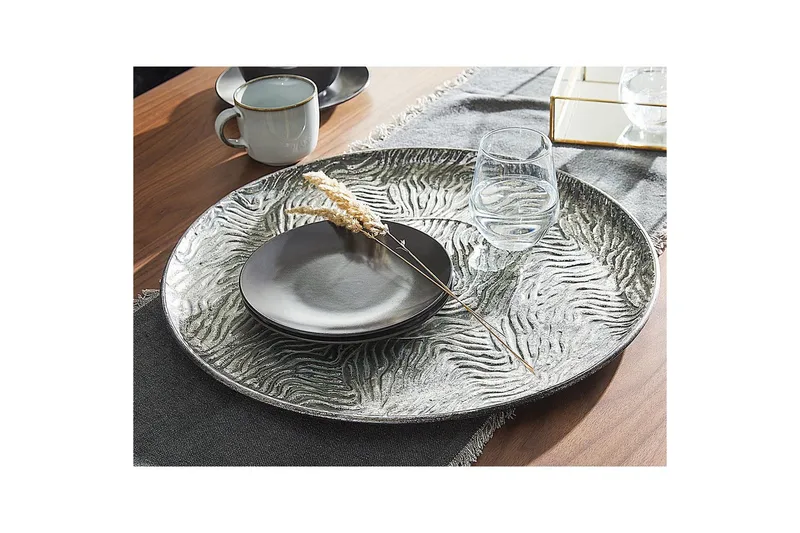 Bricka Kitnos Silver - Silver - Hushåll - Servering & Dukning - Annat för Dukning & Servering - Uppläggning & serveringstillbehör