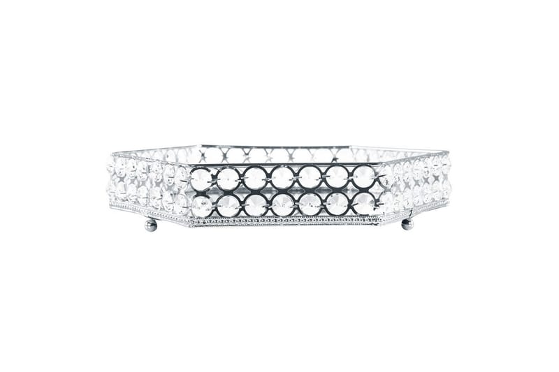 Bricka Vatan Silver, 28x25x6 cm - Silver, 28x25x6 cm - Hushåll - Servering & Dukning - Annat för Dukning & Servering - Uppläggning & serveringstillbehör