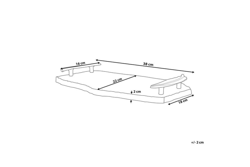 Bricka Zografou - Hushåll - Servering & Dukning - Annat för Dukning & Servering - Uppläggning & serveringstillbehör