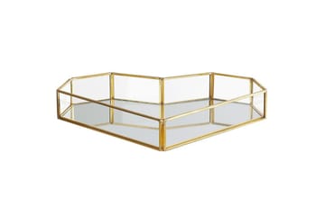 Bricka Pontivy Guld/transparent - Guld/transparent - Hushåll - Servering & Dukning - Annat för Dukning & Servering - Uppläggning & serveringstillbehör