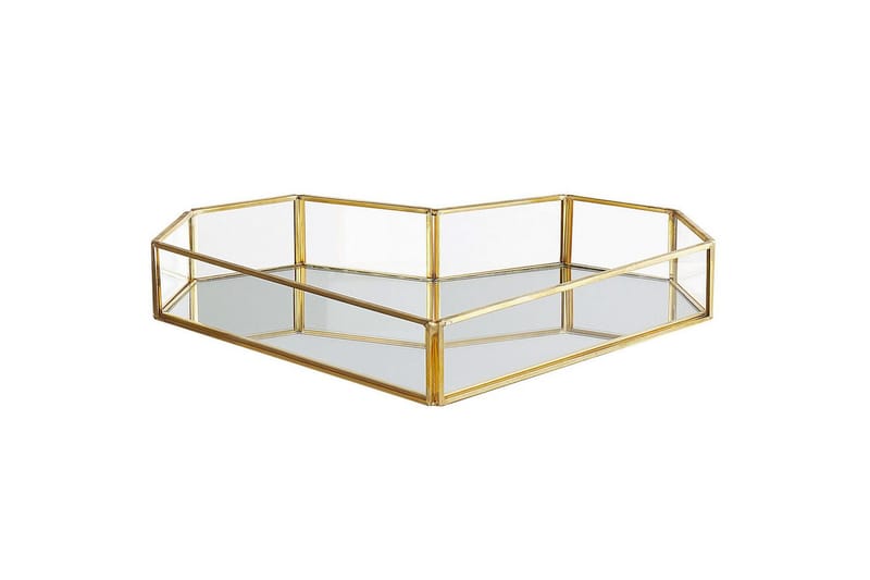 Bricka Pontivy Guld/transparent - Guld/transparent - Hushåll - Servering & Dukning - Annat för Dukning & Servering - Uppläggning & serveringstillbehör