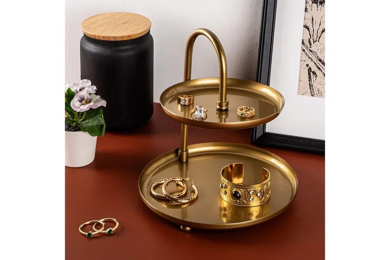 Dekorativt Metalltillbehör Mirven - Guld - Hushåll - Servering & Dukning - Annat för Dukning & Servering - Uppläggning & serveringstillbehör