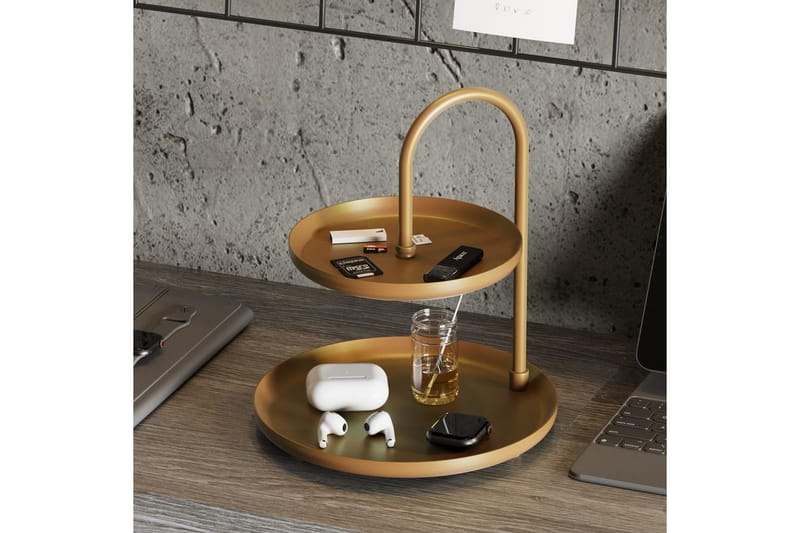 Dekorativt Metalltillbehör Mirven - Guld - Hushåll - Servering & Dukning - Annat för Dukning & Servering - Uppläggning & serveringstillbehör