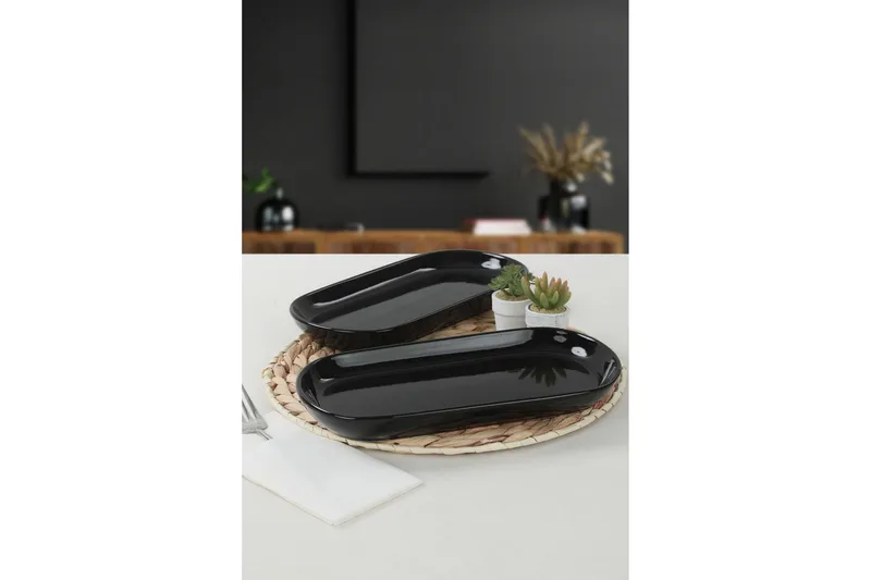 Karpenter Serveringsfat 12,2 cm, Svart