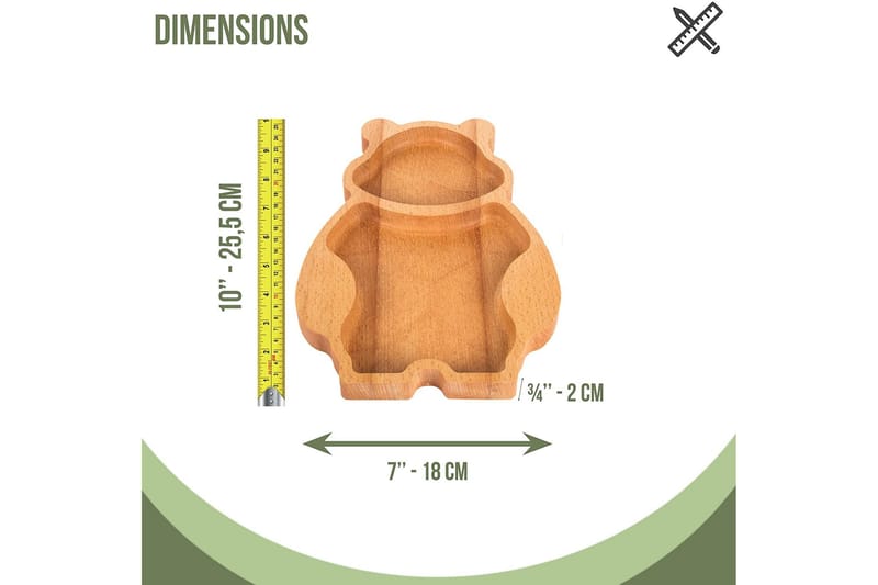Kikyo Uppläggningsfat 25,5 cm - Trä/natur - Hushåll - Servering & Dukning - Brickor & fat