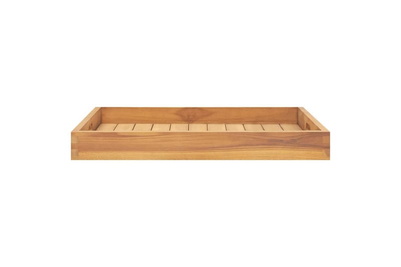 Serveringsbricka 60x60 cm massivt teakträ - Brun - Hushåll - Servering & Dukning - Brickor & fat - Serveringsbricka