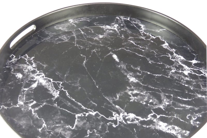 Saturn Serveringsbricka - Svart/Glas/Plast - Hushåll - Servering & Dukning - Brickor & fat - Serveringsbricka