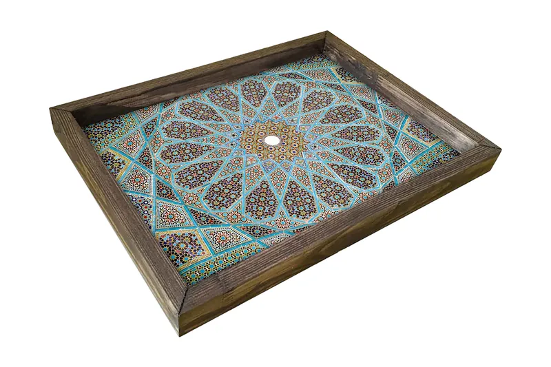 Traxory Bricka 30 cm, Flerfärgad