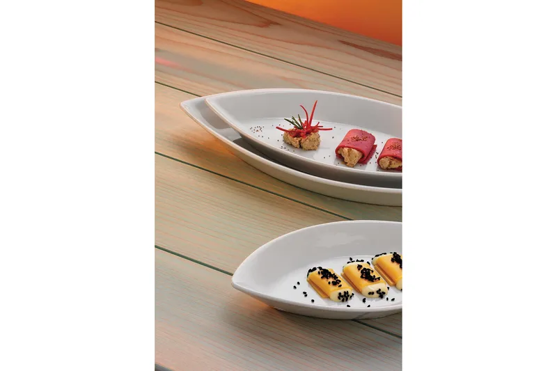 Uppläggningsfat - Vit - Hushåll - Servering & Dukning - Brickor & fat