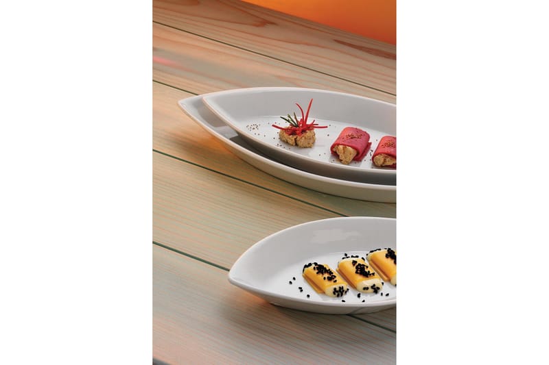 Uppläggningsfat - Vit - Hushåll - Servering & Dukning - Brickor & fat