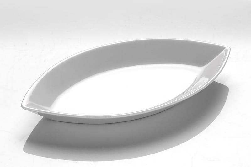 Uppläggningsfat, Vit