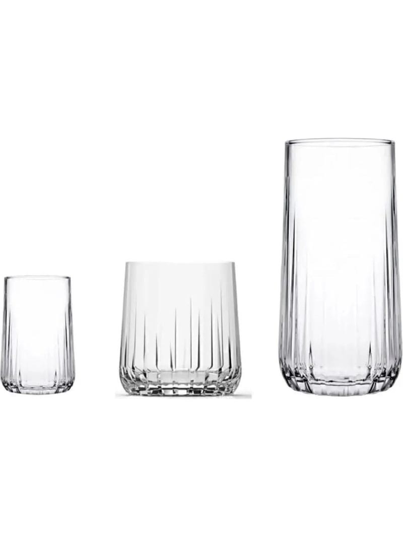 Berriaren Glasset (18 delar) 17x32x32 cm - Transparent - Hushåll - Servering & Dukning - Dricksglas