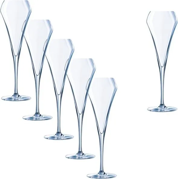 Champagneglas open up i kristall 6-pack - Chef & Sommelier - transparent - Hushåll - Servering & Dukning - Dricksglas