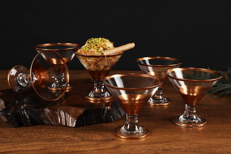 Glas Set 6-pack - Roséguld - Hushåll - Servering & Dukning - Dricksglas - Cocktailglas