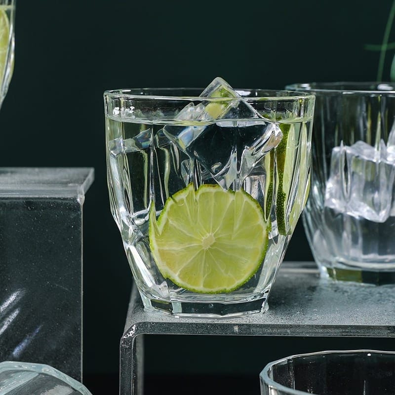 Osvall Glasset (6 delar) 8,5x8,5x8,7 cm - transparent - Hushåll - Servering & Dukning - Dricksglas - Vattenglas
