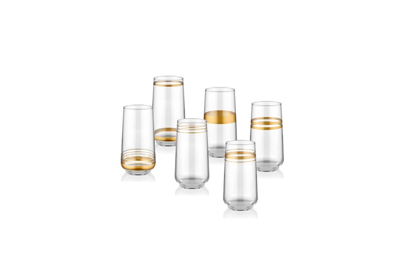 Safiya Vattenglas - Guld - Vattenglas - Dricksglas