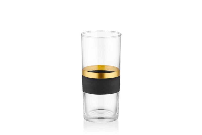 Vattenglas - Svart/Guld - Vattenglas - Dricksglas