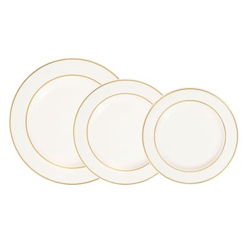Garyn Servis (18 delar) 30x32x31 cm - Vitt/guld - Hushåll - Servering & Dukning - Porslin