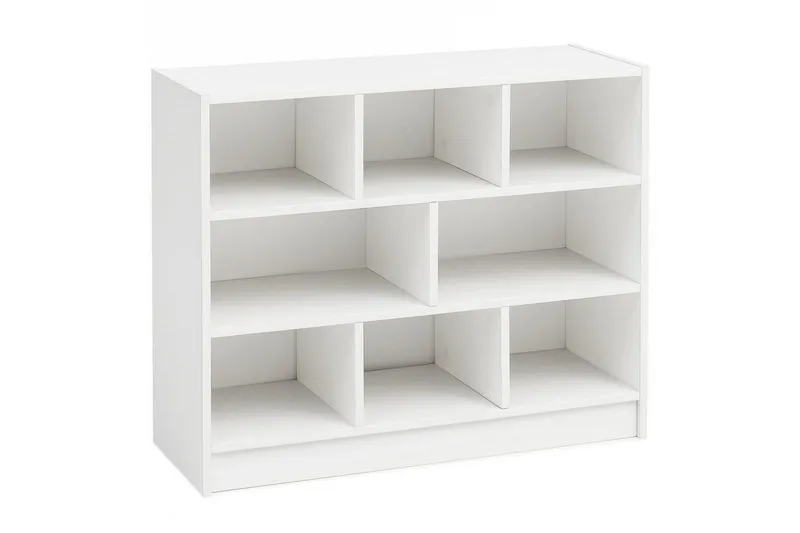 Bokhylla Wohnling Spånskiva med 8 Förvaringshyllor, undefined