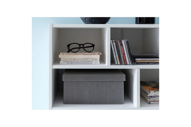 Bokhylla Wohnling Spånskiva med 8 Förvaringshyllor - Hushåll - Servering & Dukning - Karaff & tillbringare - Glasflaska