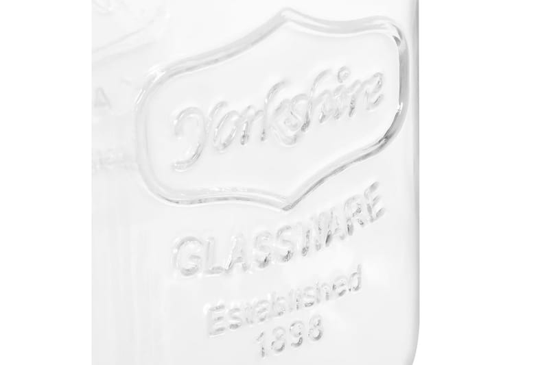 Glasbehållare med tappkran 2 st 8050 ml glas - Transparent - Tappkransbehållare - Karaff & tillbringare