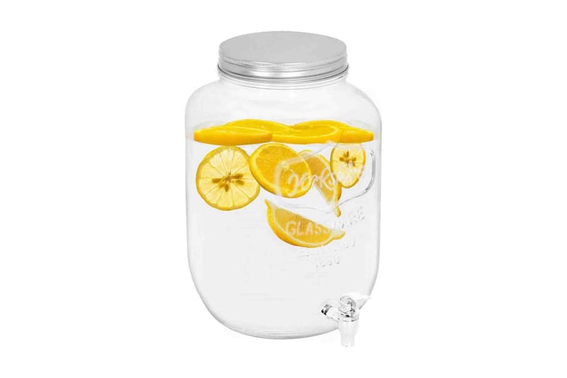 Glasbehållare med tappkran 8050 ml glas - Transparent - Hushåll - Servering & Dukning - Karaff & tillbringare - Tappkransbehållare