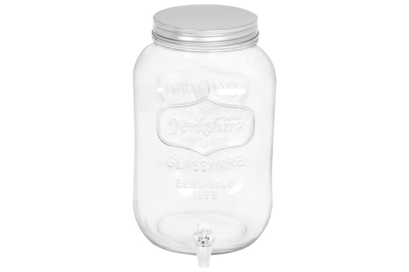 Glasbehållare med tappkran 8050 ml glas - Transparent - Hushåll - Servering & Dukning - Karaff & tillbringare - Tappkransbehållare