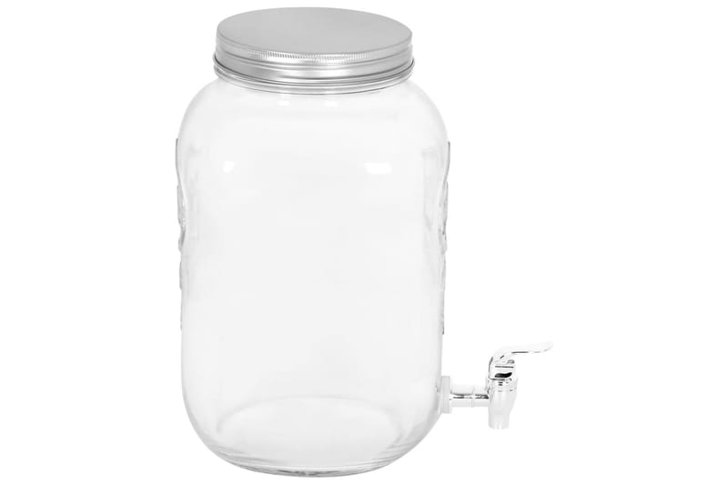 Glasbehållare med tappkran 8050 ml glas - Transparent - Hushåll - Servering & Dukning - Karaff & tillbringare - Tappkransbehållare
