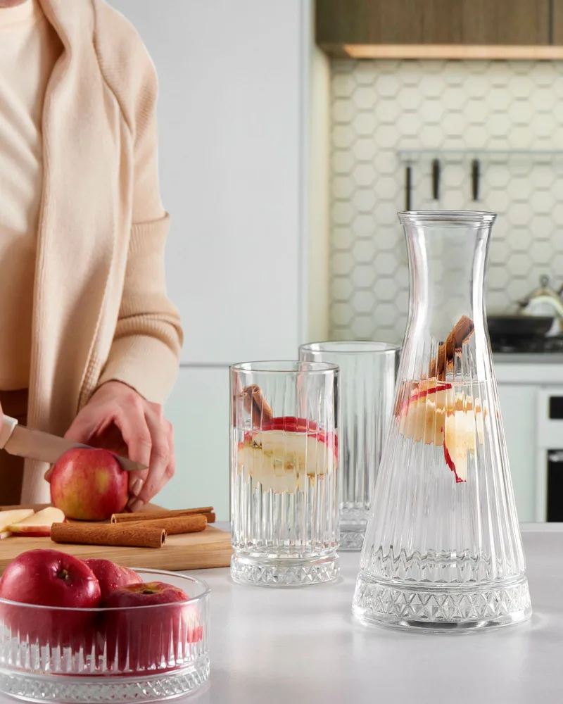 Lumor Glasflaska 12x12x29 cm - Transparent - Hushåll - Servering & Dukning - Karaff & tillbringare