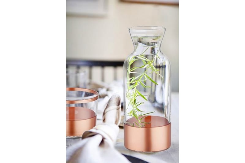 Vattenkaraff - Roséguld - Hushåll - Servering & Dukning - Karaff & tillbringare - Tillbringare glas