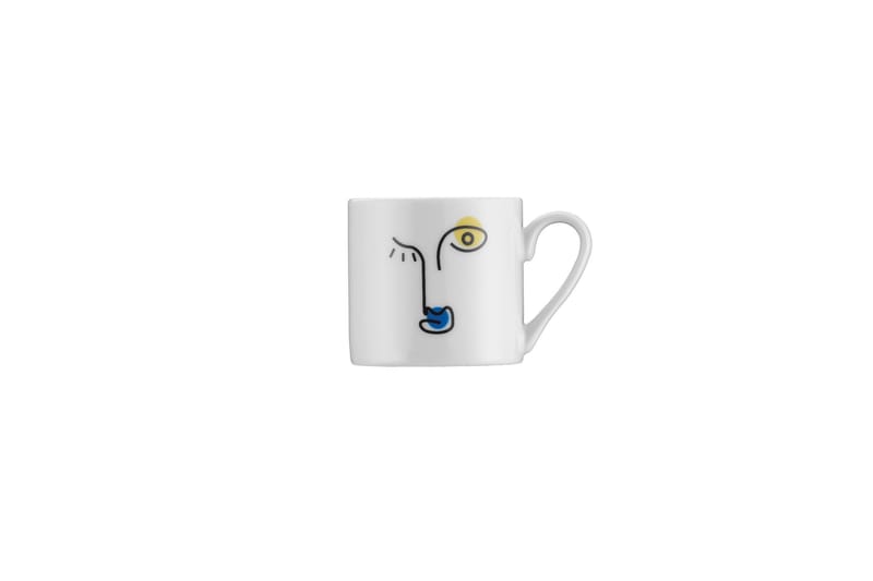 Mahasim Kaffekopp 4-delar - Flerfärgad - Kaffekopp & kaffemugg - Porslin - Muggar & koppar