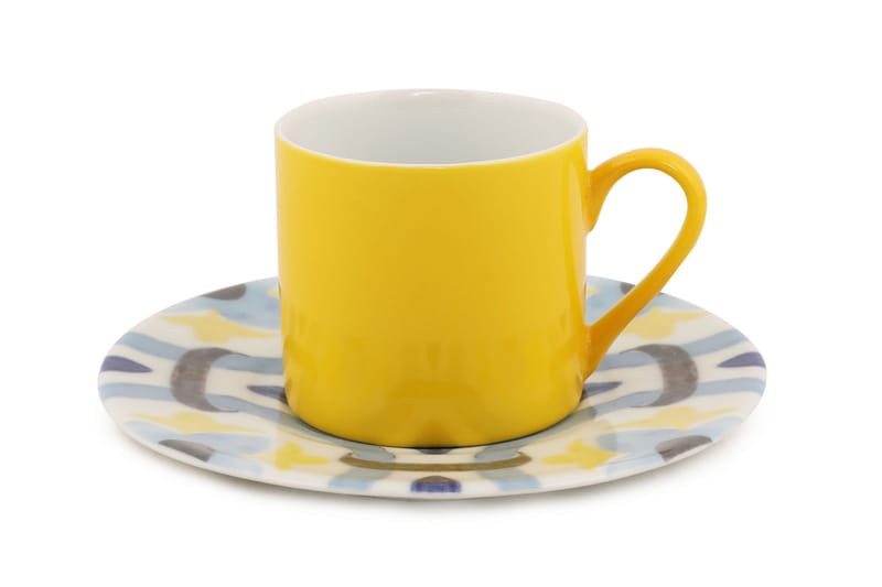 Mahima Kaffekopp 8-delar - Flerfärgad - Kaffekopp & kaffemugg - Porslin - Muggar & koppar