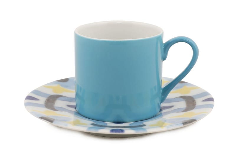Mahima Kaffekopp 8-delar - Flerfärgad - Kaffekopp & kaffemugg - Porslin - Muggar & koppar