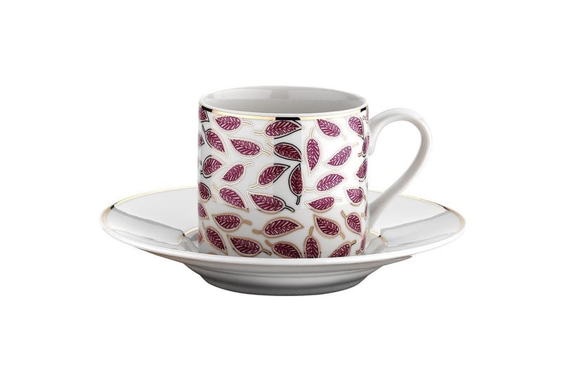 Masahiko Kaffekopp 12-delar - Flerfärgad - Kaffekopp & kaffemugg - Porslin - Muggar & koppar