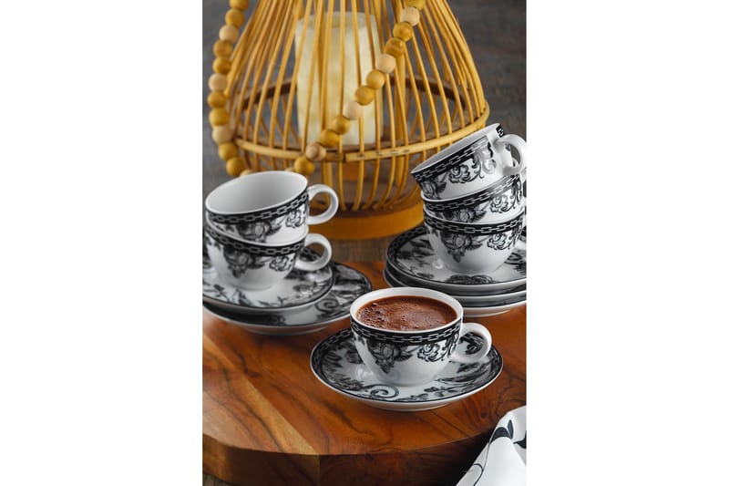 Tatil Kaffekopp 12-delar - Blå - Kaffekopp & kaffemugg - Porslin - Muggar & koppar
