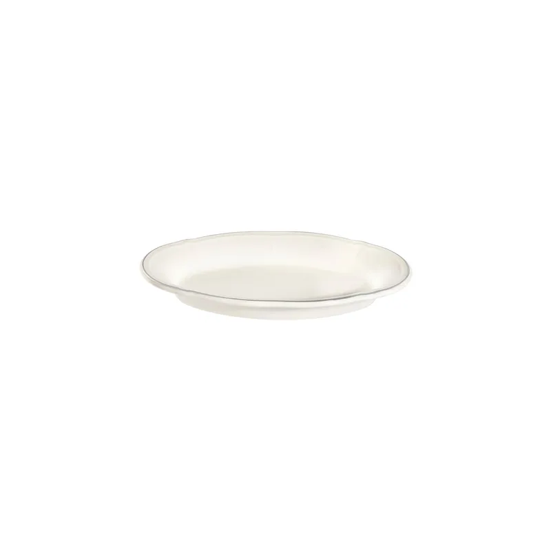 Platin Middagsservis (53 delar) 53x33x36 cm - Vit och silver - Hushåll - Servering & Dukning - Porslin