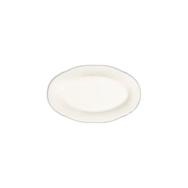 Platin Middagsservis (53 delar) 53x33x36 cm - Vit/silver - Hushåll - Servering & Dukning - Porslin