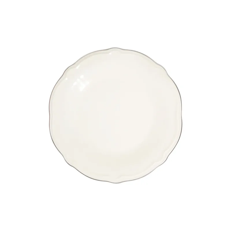 Platin Middagsservis (53 delar) 53x33x36 cm - Vit/silver - Hushåll - Servering & Dukning - Porslin
