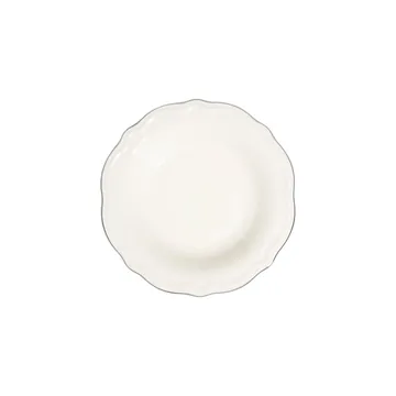 Platin Middagsservis (53 delar) 53x33x36 cm - Vit/silver - Hushåll - Servering & Dukning - Porslin