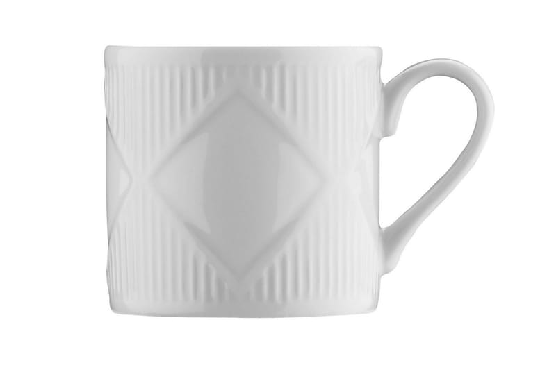 Adine Kaffekoppset 12 Delar - Porslin/Vit - Hushåll - Servering & Dukning - Porslin