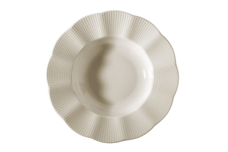 Adine Middagsservis 24 Delar Porslin - Creme - Hushåll - Servering & Dukning - Porslin