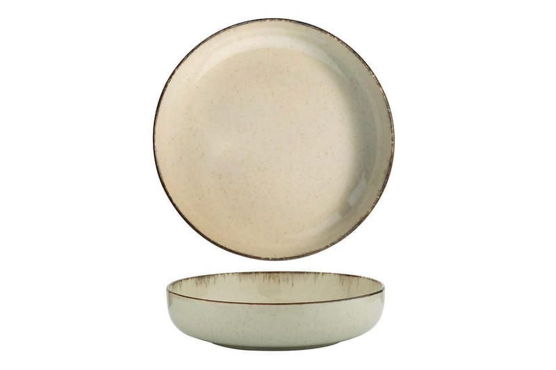 Adine Tallriksset 24 Delar - Porslin/Brun - Hushåll - Servering & Dukning - Porslin