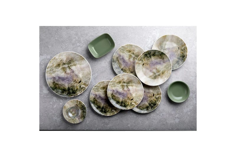 Frukostset (25 delar) Nylar 128 Flerfärgad - Multifärgad - Hushåll - Servering & Dukning - Porslin