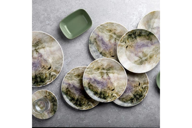 Frukostset (25 delar) Nylar 128 Flerfärgad - Multifärgad - Hushåll - Servering & Dukning - Porslin