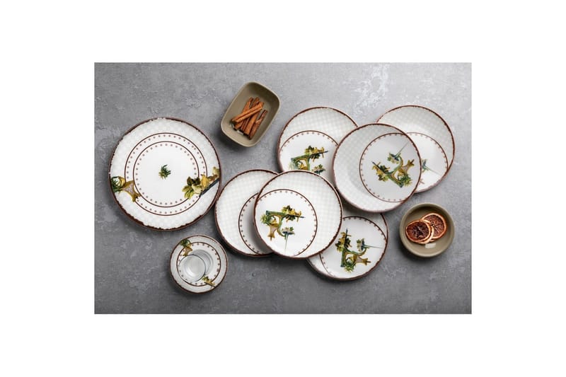 Frukostset (25 delar) Nylar 129 Flerfärgad - Multifärgad - Hushåll - Servering & Dukning - Porslin