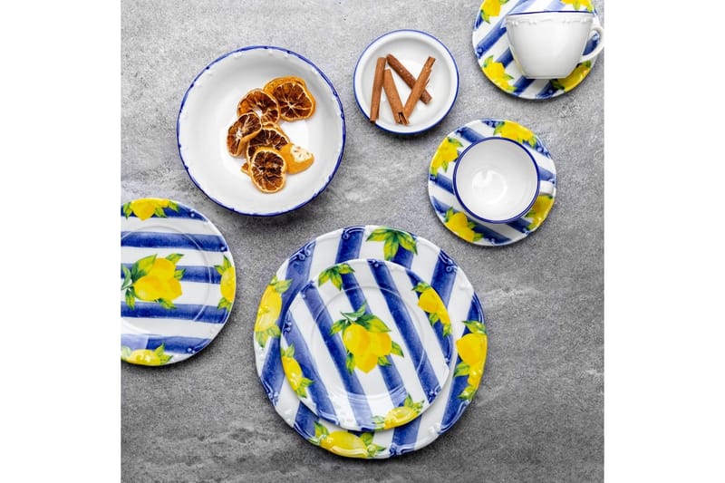 Frukostset (26 delar) Nylar 126 Flerfärgad - Blå - Hushåll - Servering & Dukning - Porslin
