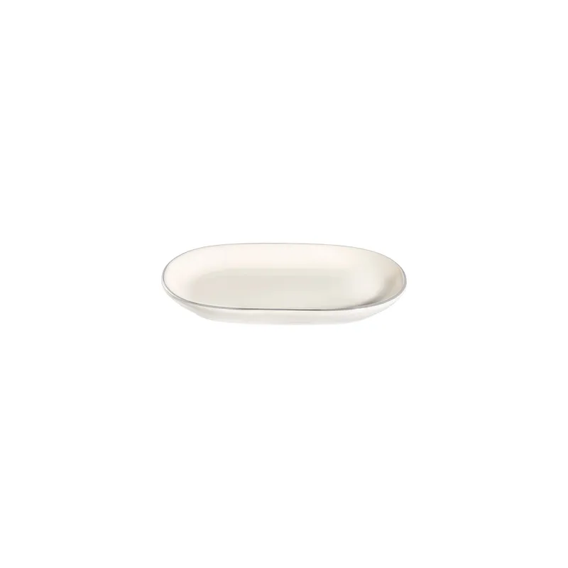 Platin Middagsservis (53 delar) 53x33x36 cm - vit/silver - Hushåll - Servering & Dukning - Porslin